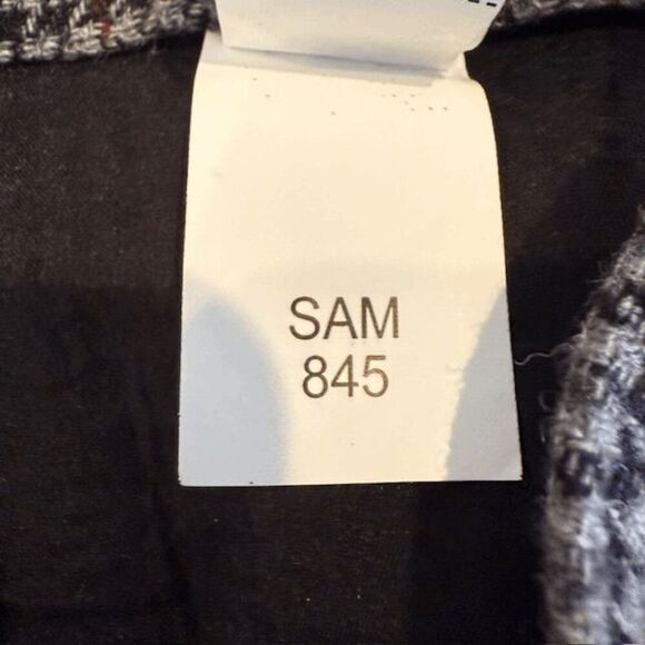 NWT ZARA Houndstooth Mini Skirt Side Zip Black Gray Red Size Small - Picture 10 of 13